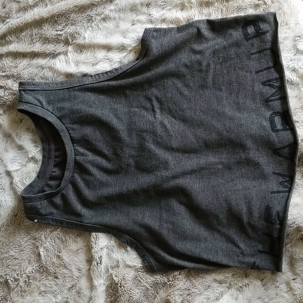 Jessica Simpson the warmup cropped workout t